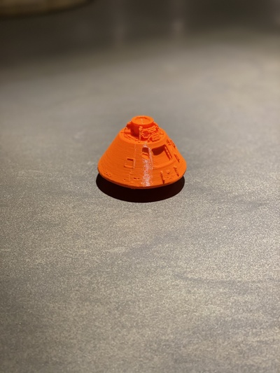 razzo capsula forma spillo space ship 3d print model - Mito3D