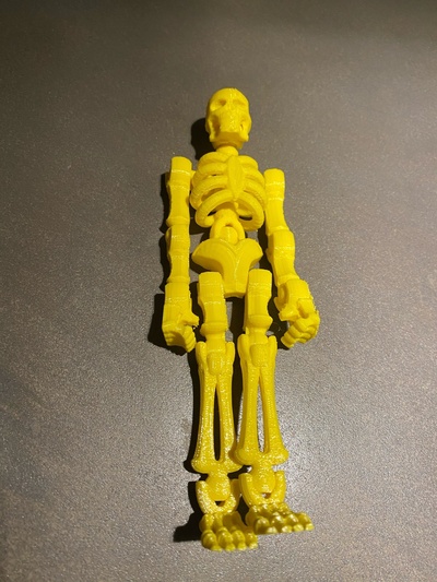 iskelet iğne şekli eğlence 3d print model - Mito3D