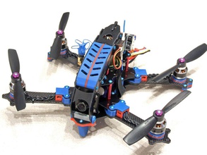 atas desafío 265 escudo protector pinshape quadcopter multirotor multicopter 3d print model - Mito3D