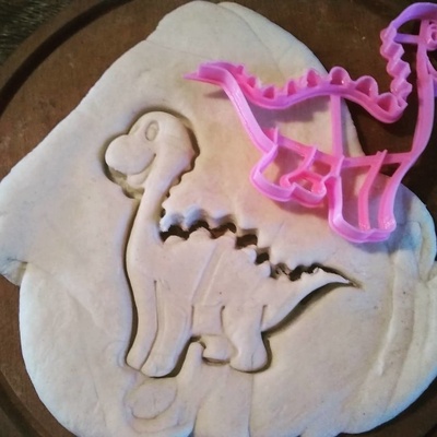 dinosaur baby cookie cutter - 1 pinshape dinosaurios 3d print model - Mito3D
