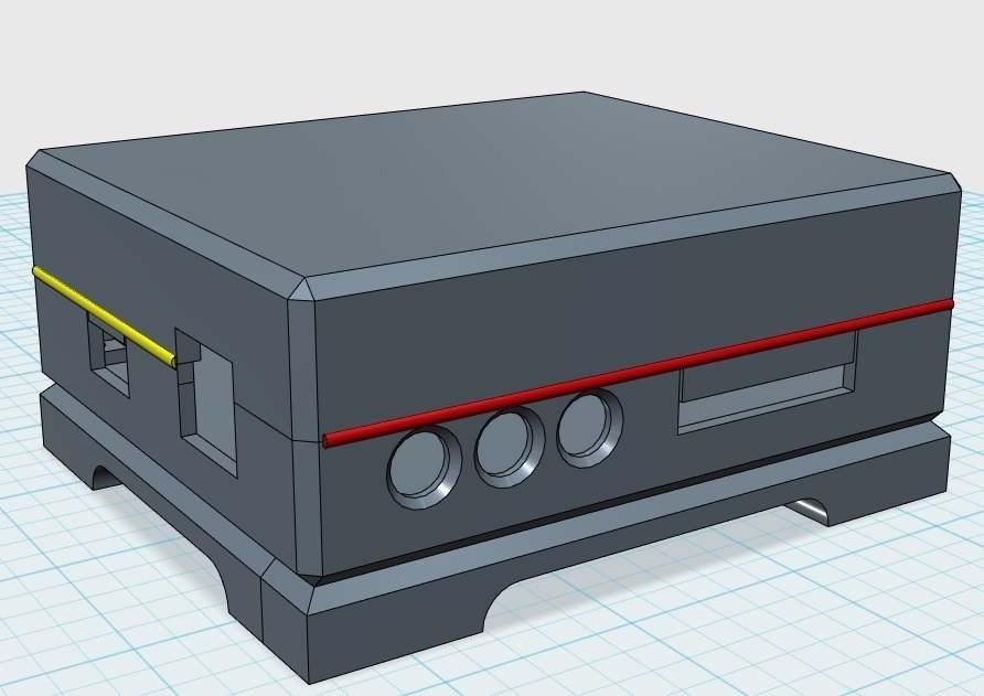 caso bainha zx uno 2m vga alfinete 3D print model - Mito3D