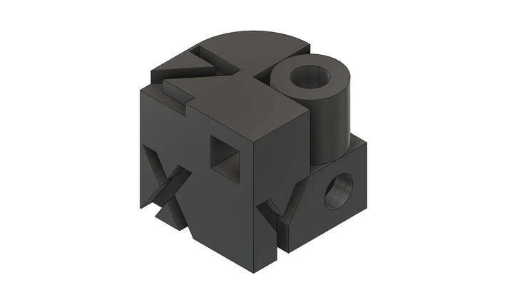 3d stampa calibrazione cubo 20x20x20 forma spillo calibrating metric holes 3d print model - Mito3D