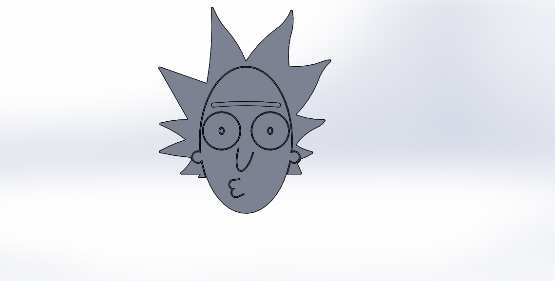 portavasos almiar forma alfiler rickandmorty 3D print model - Mito3D