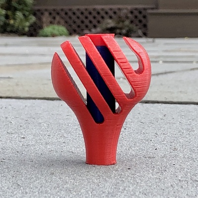 öz çubuk vardiya topuz sim iğne şekli 3d print model - Mito3D