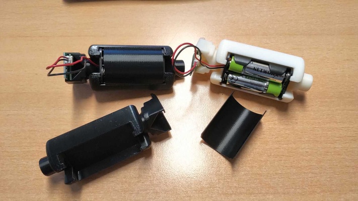 f123 spindle battery holder shells pinshape 3d print model - Mito3D