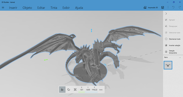 by ana mitglied drachen em 3d pinshape dragon 3d print model - Mito3D