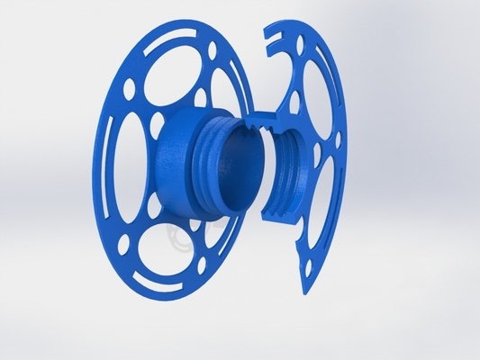 menace bobine grand filament écheveaux dia of 215mm forme d'épingle 3d print model - Mito3D