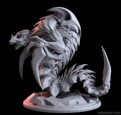 sciame slasher forma spillo zerg 3d print model - Mito3D
