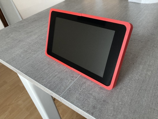 exadrums lampone pi 3b + 7 touch screen allegato forma spillo raspberry 3d print model - Mito3D