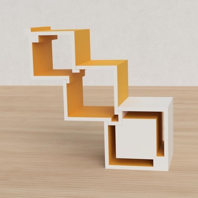 compito 14 esprimere bellezza forma spillo cubo 3d print model - Mito3D