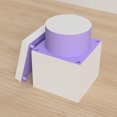 compito 15 esprimere bellezza forma spillo cubo 3d print model - Mito3D