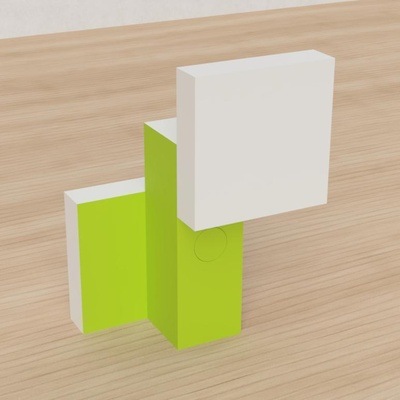 compito 16 esprimere bellezza forma spillo cubo 3d print model - Mito3D