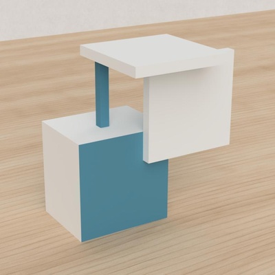 tarea 17 rápido belleza forma alfiler cubo 3d print model - Mito3D