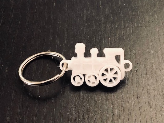 train keychain pinshape 3d print model - Mito3D