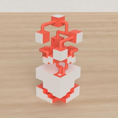 aufgabe 21 ausdrücken schönheit pinshape würfel 3d print model - Mito3D