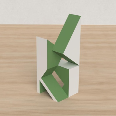 compito 22 esprimere bellezza forma spillo cubo 3d print model - Mito3D