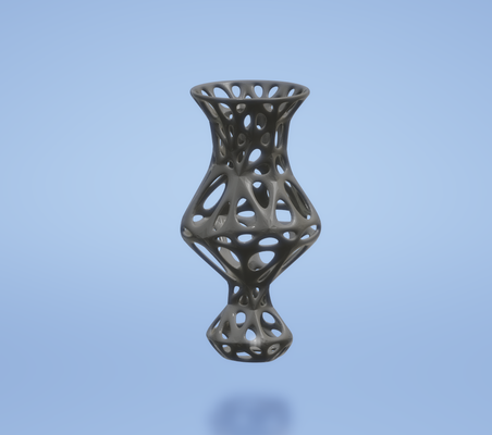 ev dekorasyon vazo iğne şekli 3d print model - Mito3D