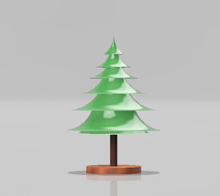 noël arbre forme d'épingle décorations 3d print model - Mito3D