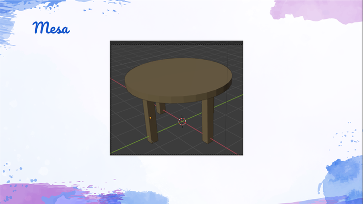 mesa madera forme d'épingle 3d print model - Mito3D