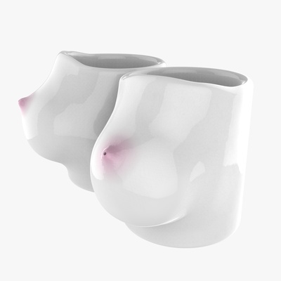breast milk pinshape coffee 3d print model - Mito3D