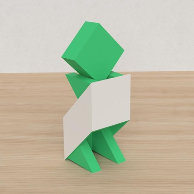 compito 34 esprimere bellezza forma spillo cubo 3d print model - Mito3D