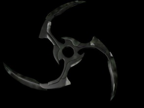 high-poly glaive pinshape weapon video game throwing star dark sector costume prop 3dmodel 3d print model - Mito3D