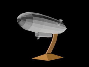 death ray zeppelin Langeweile Produkt pinshape sci fi 3dmodel 3d print model - Mito3D
