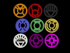 lantern corps - cookie cutters stamps pinshape green food cool cutter blue 3d print model - Mito3D