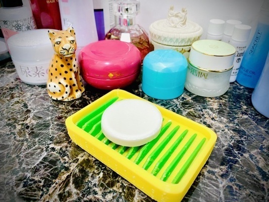 pulito self draining sapone piatto forma spillo soap dish 3d print model - Mito3D
