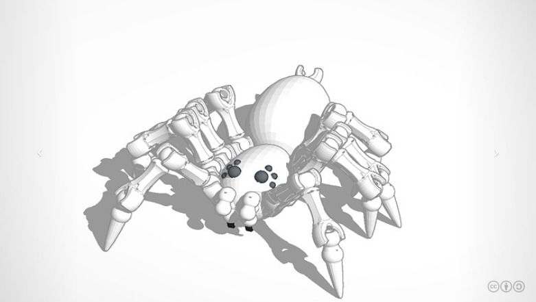 spider 32 balljoint legs pinshape 3D print model - Mito3D