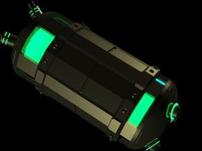 low-poly fallout plasma grenade pinshape vegas 3dmodel 3d print model - Mito3D
