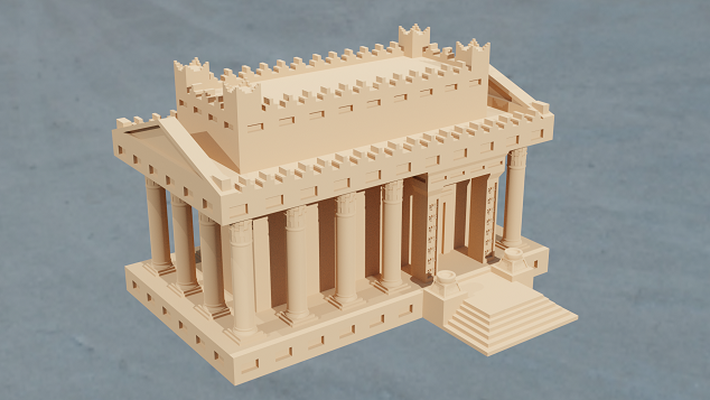 palmyra tempel pinshape 3d print model - Mito3D