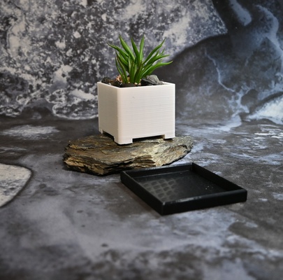 box planter pinshape 3d print model - Mito3D