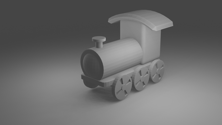 brinquedo trem alfinete 3d print model - Mito3D