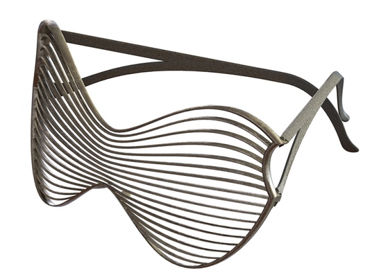 otturatore ombra occhiali sole forma spillo bicchieri 3d print model - Mito3D