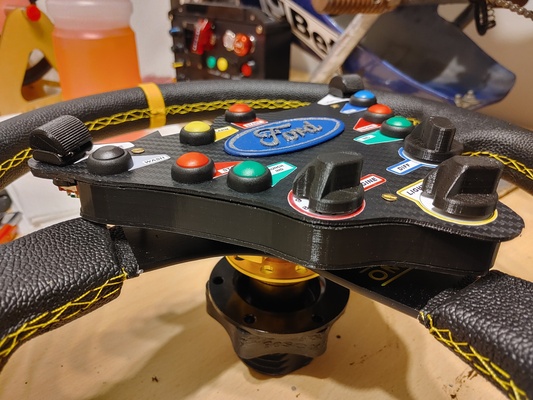 wrc gué pilotage roue forme d'épingle fordfiestawrc 3d print model - Mito3D