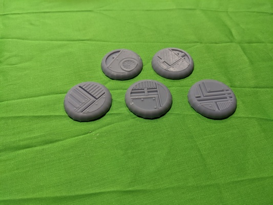 miniature industriel bases forme d'épingle base 3d print model - Mito3D