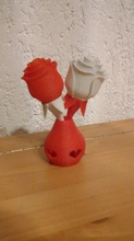 vaso pinshape corazones corazón cuori cuore 3d print model - Mito3D