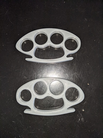 cosplay knuckle duster pinshape 3d print model - Mito3D