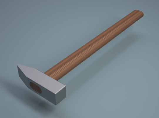 hammer pinshape 3d print model - Mito3D