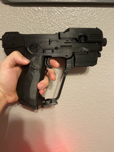 halo5 magnum vie taille forme d'épingle cosplay 3d print model - Mito3D