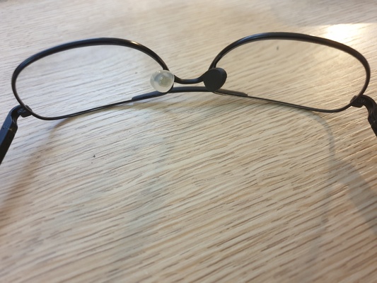 glasses nose support pinshape 3d print model - Mito3D