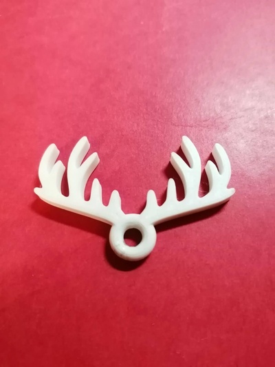 keychain pinshape antlers 3d print model - Mito3D
