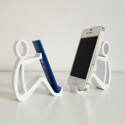 telefon halter unterstützung pinshape telefonhalter 3d print model - Mito3D