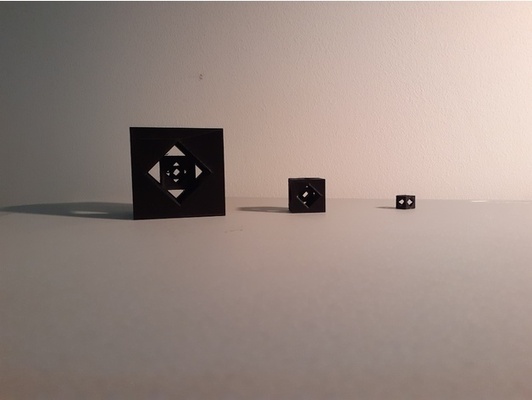 metacube pinshape patterns 3d print model - Mito3D