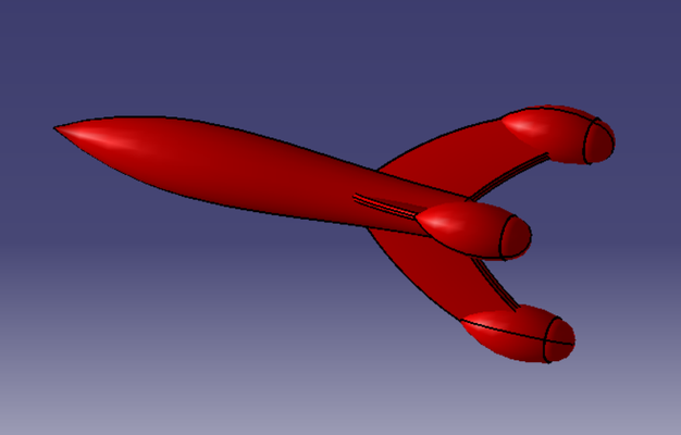 fusible tintin forme d'épingle 3d print model - Mito3D
