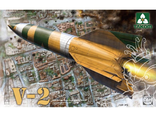missile v2 ww2 forma spillo missili 3d print model - Mito3D