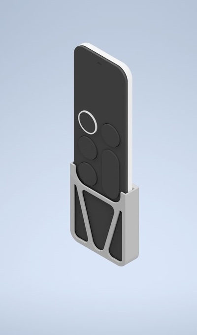 apple tv remote mount pinshape motorhome 3d print model - Mito3D