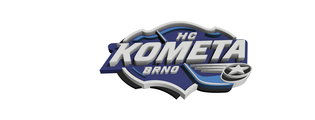 hc kometa brno logo pinshape 3d print model - Mito3D