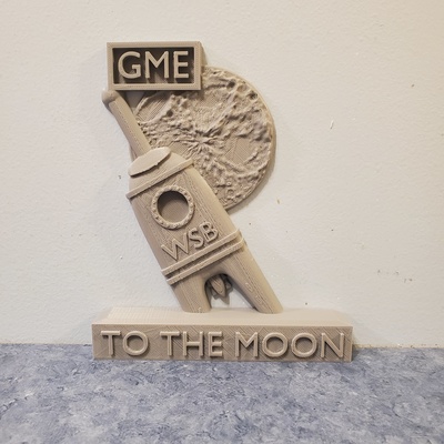 gme to moon pinshape 3d print model - Mito3D